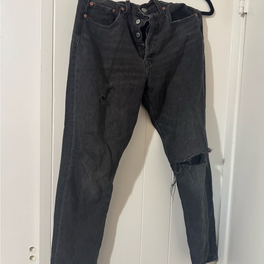 Levi's Black Ripped Skinny Jeans